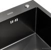 Кухонная мойка ARFEKA ECO AR 700*500 BLACK PVD NANO DECOR VOLCANIC ROCK