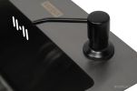 Кухонная мойка ARFEKA Eco AR мойка 450*500, коландер G, дозатор Black Decor