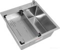 Кухонная мойка ARFEKA Eco AR мойка 500*500, коландер G, дозатор Satin Decor