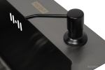Кухонная мойка ARFEKA ECO AR мойка 500*500, коландер, дозатор BLACK DECOR MILLET GRAINS