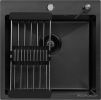 Кухонная мойка ARFEKA ECO AR мойка 500*500, коландер, дозатор BLACK DECOR VOLCANIC ROCK