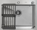 Кухонная мойка ARFEKA ECO AR мойка 600*500, коландер, дозатор SATIN DECOR MILLET GRAINS