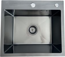 Кухонная мойка Blantek LS-5044B Nano black