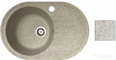 Кухонная мойка БелЭворс Rondo L (олово)