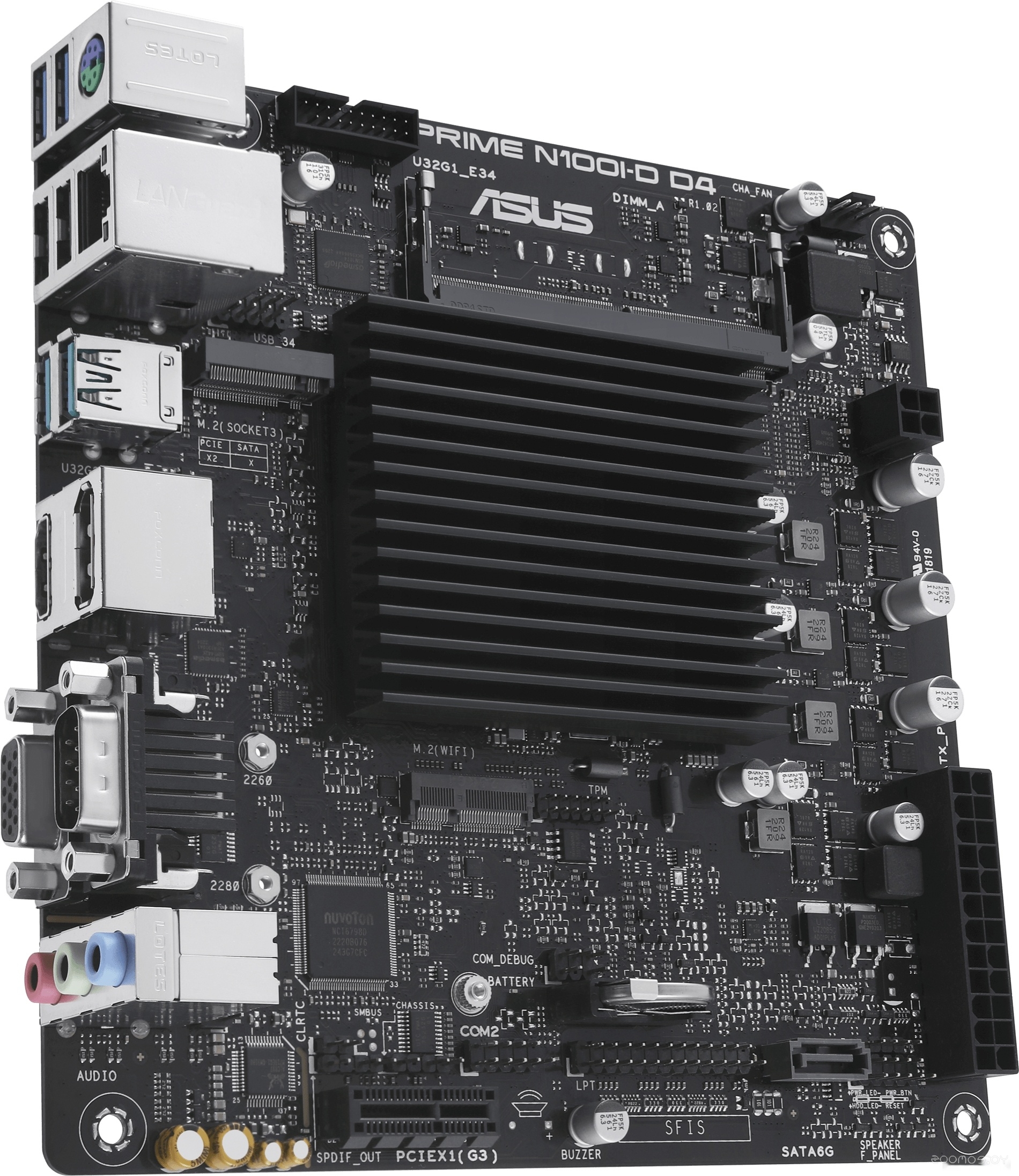 Материнская плата Asus Prime N100I-D D4-CSM, фото 3