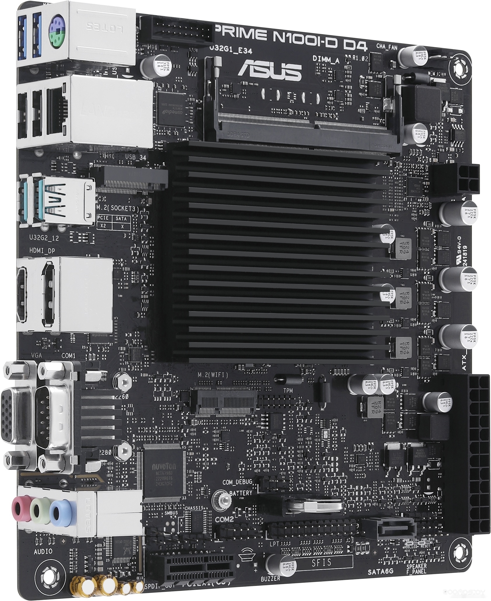 Материнская плата Asus Prime N100I-D D4-CSM, фото 2