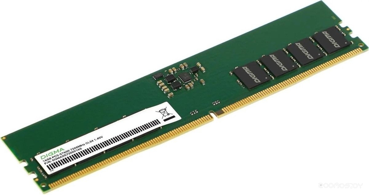Оперативная память DIGMA 16ГБ DDR5 7200 МГц DGMAD57200016S, фото 3
