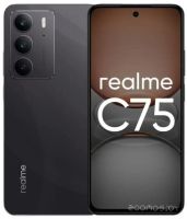 Телефон Realme C75 8GB/128GB (черный)