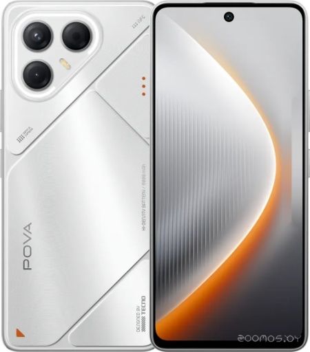 Телефон Tecno Pova 7 5G 8GB/256GB (волшебный серебристый)