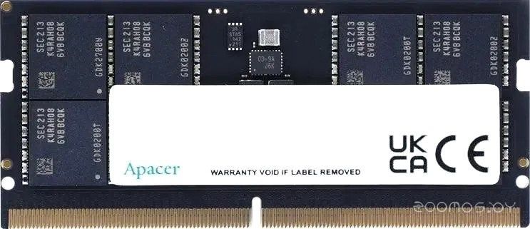 Оперативная память Apacer 16ГБ DDR5 SODIMM 5600 МГц AS16GHB56CVBBGH, фото 1