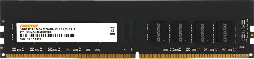 Оперативная память DIGMA 16ГБ DDR4 3200 МГц DGMAD43200016D