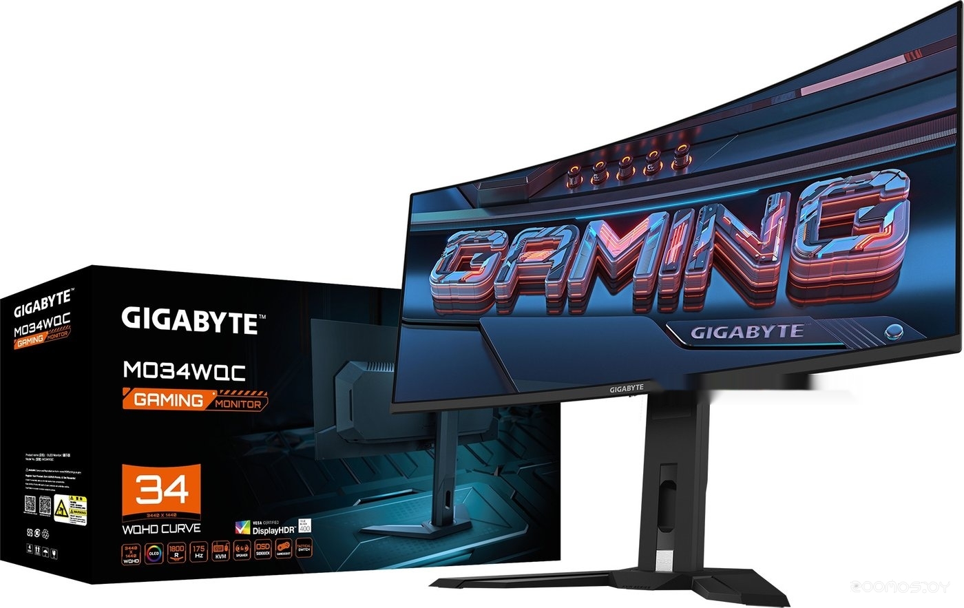 Игровой монитор Gigabyte MO34WQC, фото 8