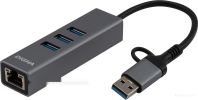 USB-хаб DIGMA DLA-GEUCH3