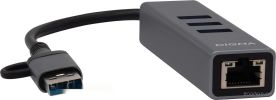 USB-хаб DIGMA DLA-GEUCH3