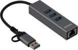 USB-хаб DIGMA DLA-GEUCH3
