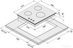 Варочная панель Krona Hagel 45 WH W