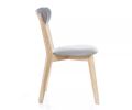 Стул SIGNAL BRANDO tap. 130 серый/дуб