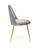 Стул HALMAR K460 серый/золотой