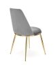 Стул HALMAR K460 серый/золотой