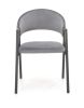 Стул HALMAR K473 серый/черный