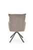 Стул HALMAR K528 серый/черный, поворотный