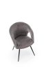 Стул HALMAR K550 серый/черный
