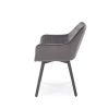 Стул HALMAR K588 серый/черный
