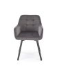Стул HALMAR K588 серый/черный