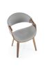 Стул HALMAR K544 серый/орех