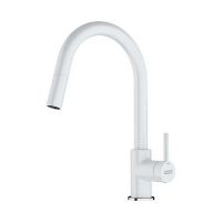 Смеситель для кухни FRANKE Lina с выдвижным шлангом, белый