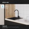 Кухонная мойка POLYGRAN ARGO 420 черный №16
