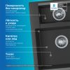Кухонная мойка POLYGRAN BRIG 620 черный №16