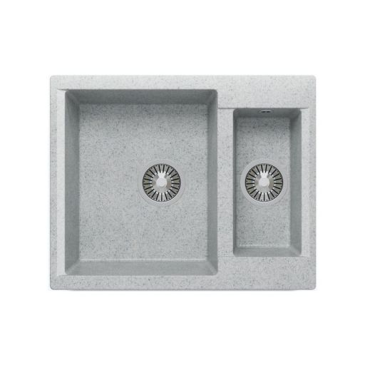 Кухонная мойка POLYGRAN BRIG 620 светло-серый №314
