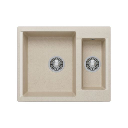 Кухонная мойка POLYGRAN BRIG 620 кремовый №327