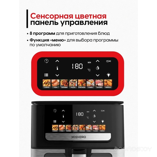 Аэрогриль Yoshiro YAF-F6512, фото 11