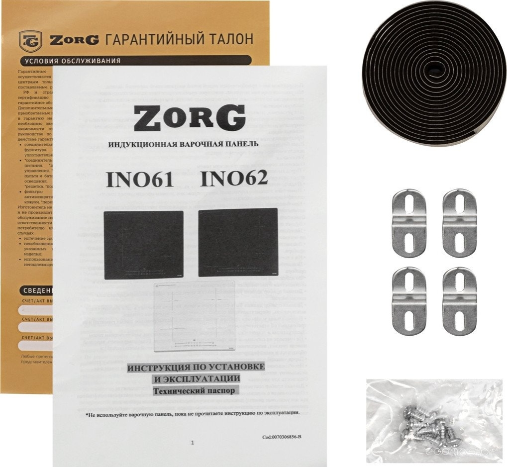 Варочная панель Zorg INO62 black matte, фото 7