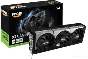 Видеокарта Inno3D GeForce RTX 5080 X3 Gaming OC G50803-16D7X-17603930