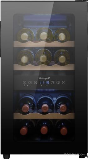 Винный шкаф Weissgauff WWC-16 DualZone Compressor