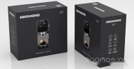 Рожковая кофеварка Redmond CM701 (сталь)