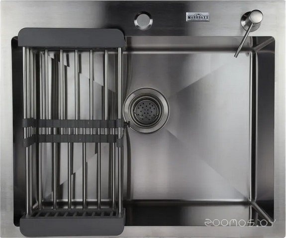 Кухонная мойка Marrbaxx B6050-S B6050-MS (графит), фото 2