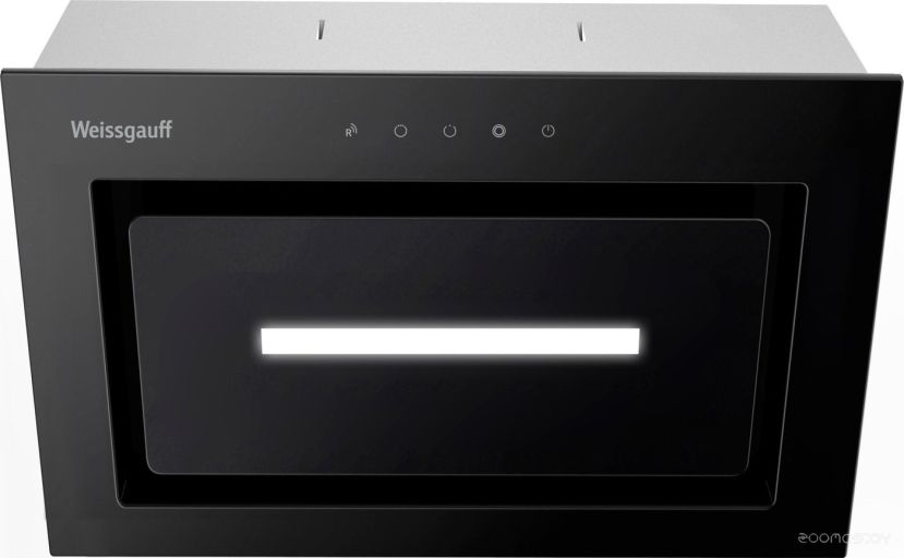 Кухонная вытяжка Weissgauff Aura 456 Touch Black Glass, фото 1