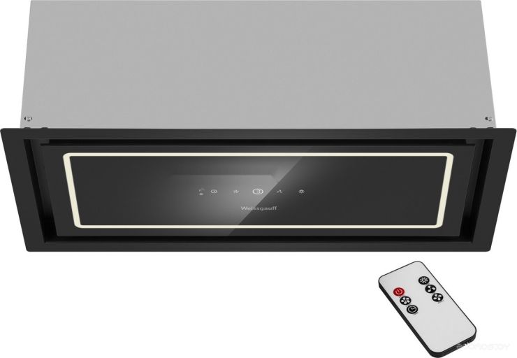 Кухонная вытяжка Weissgauff Quadra 600 Touch Black Glass