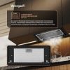 Кухонная вытяжка Weissgauff Quadra 600 Touch Black Glass