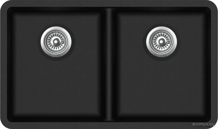 Кухонная мойка AquaSanita Arca SQA200601 (черный металлик)