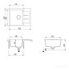 Кухонная мойка AquaSanita Tesa SQT 102 110 AW beige