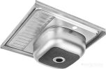 Кухонная мойка Saniteco 6060-L (с сифоном)
