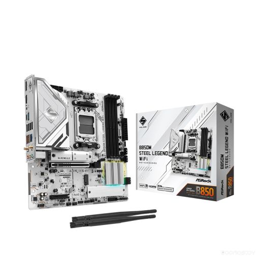 Материнская плата ASROCK B850M STEEL LEGEND WIFI