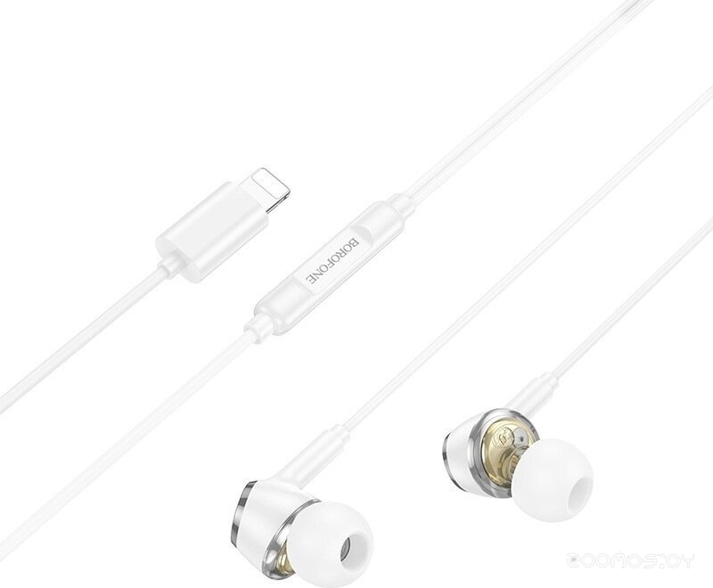 Наушники Borofone BM90 USB Lightning (белый), фото 2