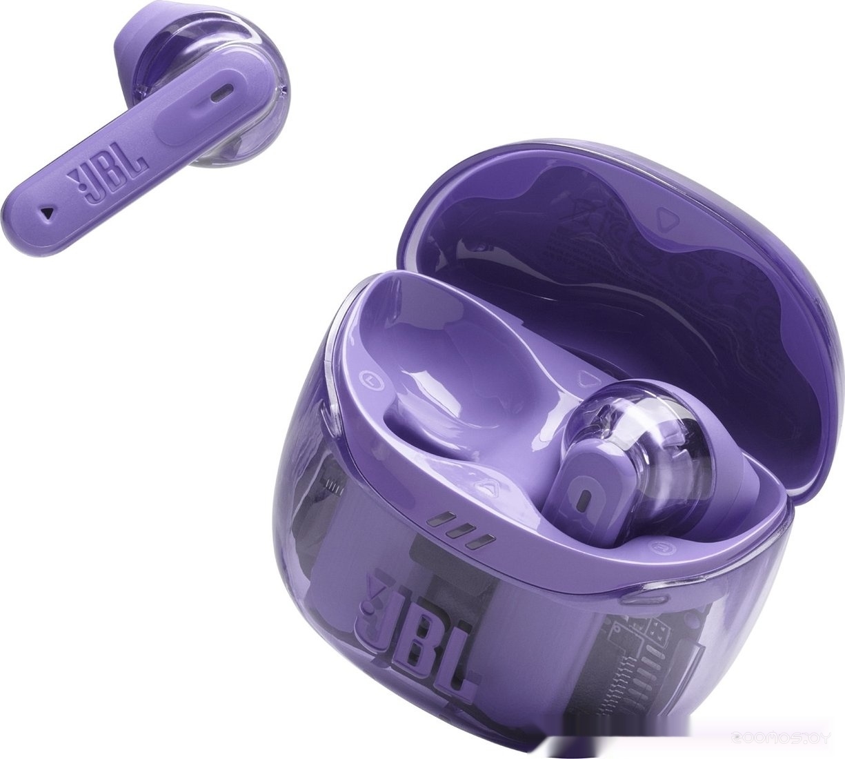 Наушники JBL Tune Flex 2 Ghost (фиолетовый), фото 8