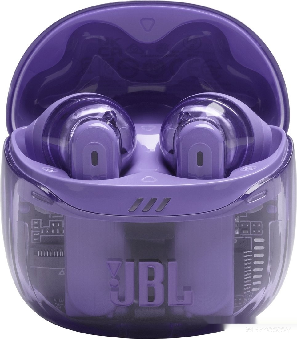Наушники JBL Tune Flex 2 Ghost (фиолетовый), фото 9